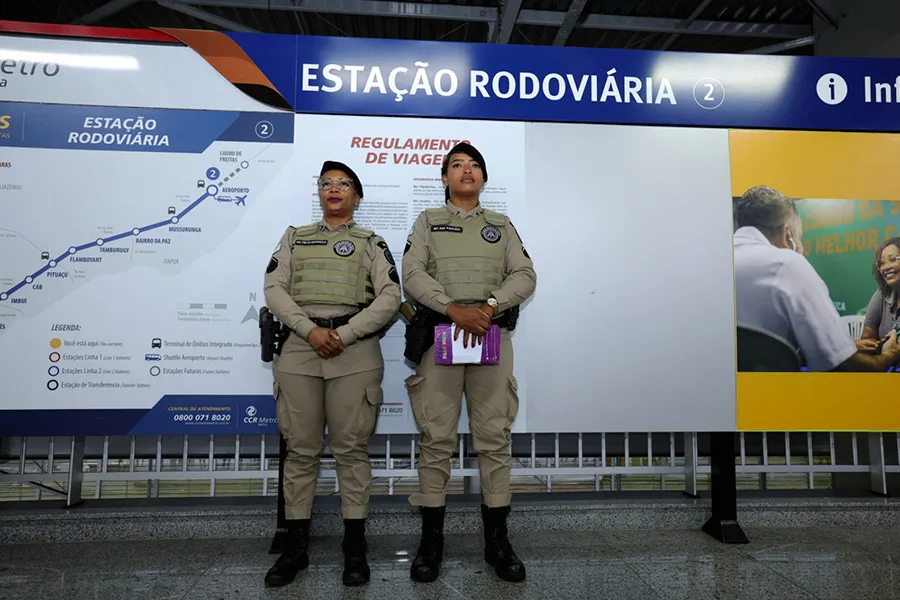Estado da Bahia lança campanha Agosto Lilás com Vagão das Mulheres no metrô de Salvador