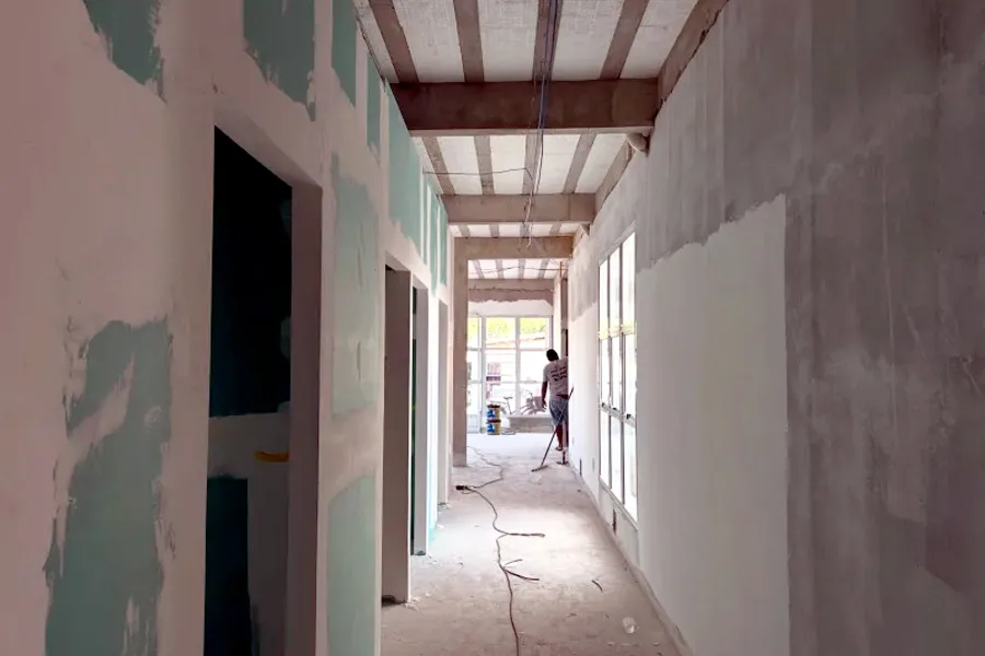 Prefeitura de Nova Viçosa avança com obras de construção de nova Unidade Básica de Saúde