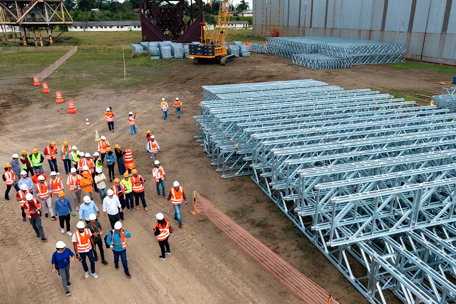 Imprensa acompanha avanço das obras da Ponte Salvador-Itaparica em Maragogipe Imprensa acompanha avanço das obras da Ponte Salvador-Itaparica em Maragogipe