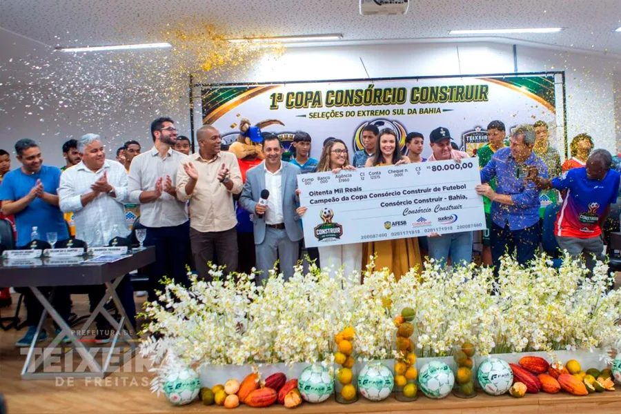 Extremo Sul da Bahia se reúne para lançar 1ª Copa Consórcio Construir de Futebol