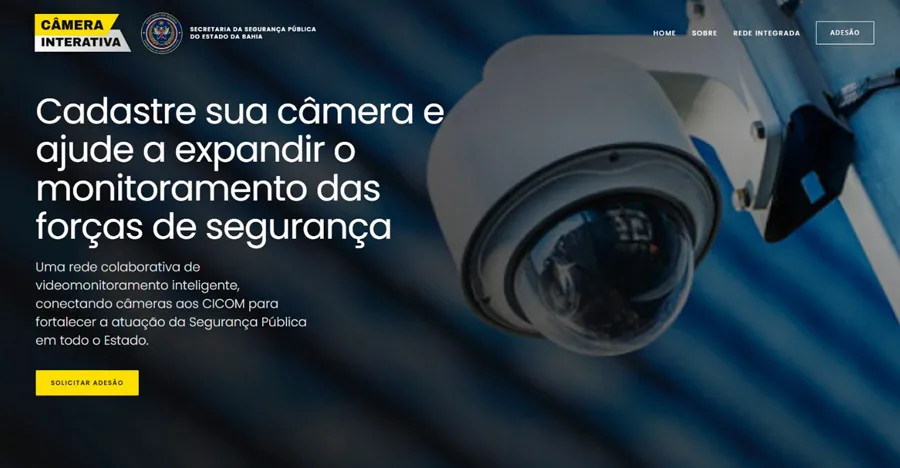 SSP lança novo site para empresas e condomínios integrarem câmeras com o Centro de Operações e Inteligência