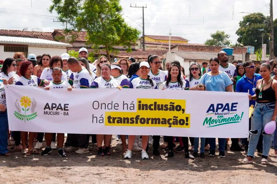 Caminhada pela Inclusão marca Semana da Pessoa com Deficiência e fortalece nova sede da APAE Mucuri