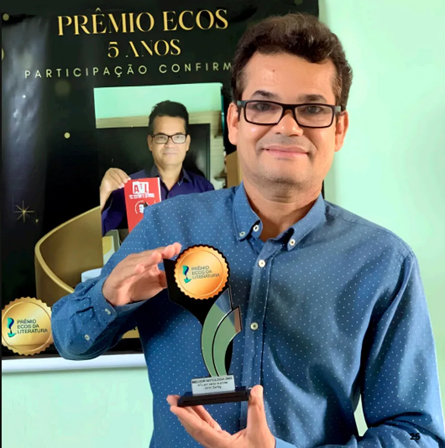 Almir Zarfeg fala à Revista Ecos Literária; veja como acessar a entrevista completa 