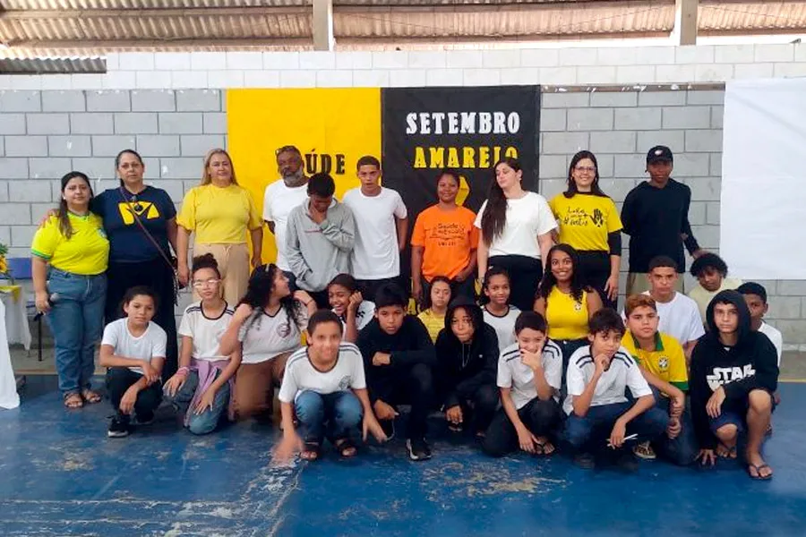 Escolas municipais de Mucuri realizam atividades alusivas ao Setembro Amarelo com apoio da Secretaria de Saúde