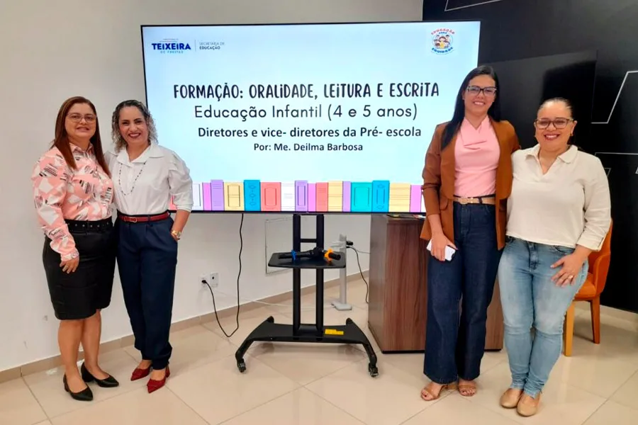 Formação fortalece o olhar dos gestores sobre oralidade, leitura e escrita na Pré-Escola