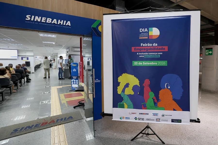 Estado da Bahia amplia oportunidades de trabalho para pessoas com deficiência com 430 vagas Estado da Bahia amplia oportunidades de trabalho para pessoas com deficiência com 430 vagas