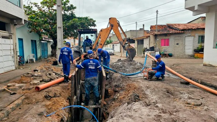 Obra de esgotamento sanitário do bairro Ettori Gazzinelli supera 100 dias e mantém cronograma acelerado para beneficiar 190 famílias em Mucuri Obra de esgotamento sanitário do bairro Ettori Gazzinelli supera 100 dias e mantém cronograma acelerado para beneficiar 190 famílias em Mucuri