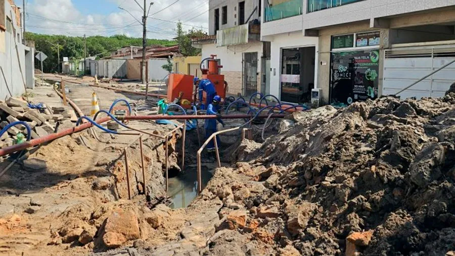 Obra de esgotamento sanitário do bairro Ettori Gazzinelli supera 100 dias e mantém cronograma acelerado para beneficiar 190 famílias em Mucuri Obra de esgotamento sanitário do bairro Ettori Gazzinelli supera 100 dias e mantém cronograma acelerado para beneficiar 190 famílias em Mucuri