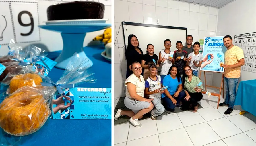 Escola Municipal Igualdade e Justiça promove diálogo sobre inclusão no Dia Nacional dos Surdos Escola Municipal Igualdade e Justiça promove diálogo sobre inclusão no Dia Nacional dos Surdos