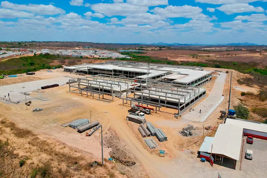 Com recursos do PAC, obras do Hospital e Maternidade Regional do Sisal avançam e chegam a 35% Com recursos do PAC, obras do Hospital e Maternidade Regional do Sisal avançam e chegam a 35%