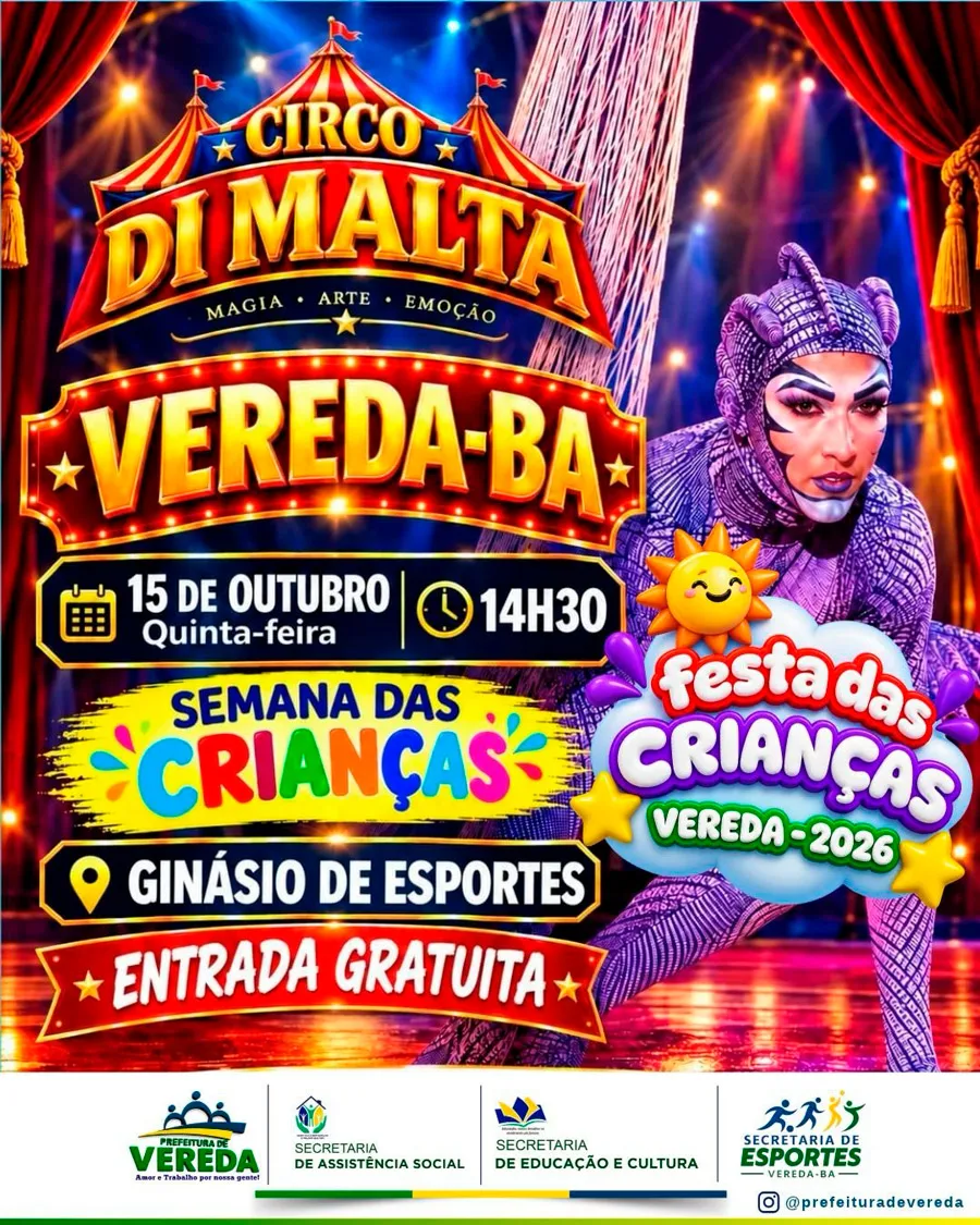 Prefeito Manrick Teixeira promove programação especial para a criançada de Vereda