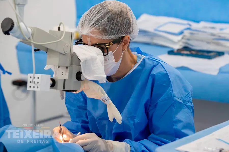 CISOEM realiza mais de 165 cirurgias de catarata em um único dia em Teixeira de Freitas