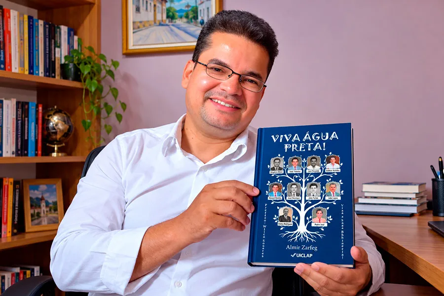 Com o livro “Viva Água Preta!”, Almir Zarfeg conclui trilogia dedicada a sua terra natal