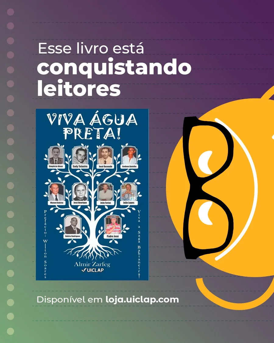 Com o livro “Viva Água Preta!”, Almir Zarfeg conclui trilogia dedicada a sua terra natal Com o livro “Viva Água Preta!”, Almir Zarfeg conclui trilogia dedicada a sua terra natal