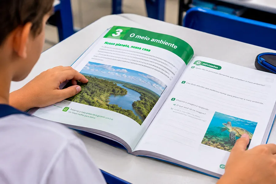 Como a Suzano participa da cadeia de produção dos livros didáticos da rede pública