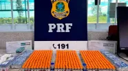 Abordagem em ônibus apreende 720 ampolas de medicamentos emagrecedores e 14 kg de drogas na Bahia