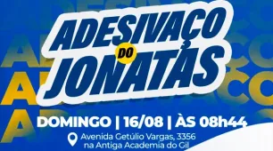 Adesivaço marca o início oficial da campanha de Jonatas Santos em Teixeira de Freitas