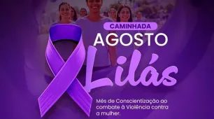 Agosto Lilás: OAB convoca população para caminhada de conscientização contra a violência à mulher