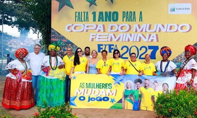 Bahia dá início à contagem regressiva para a Copa do Mundo FIFA de Futebol Feminino 2027