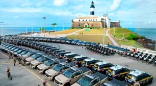 Bahia recebe nova frota de viaturas e equipamentos para a segurança pública