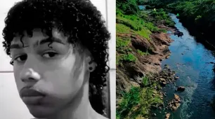 Bombeiros encontra corpo de estudante que faltou aula para tomar banho de rio