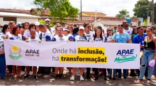 Caminhada pela Inclusão marca Semana da Pessoa com Deficiência e fortalece nova sede da APAE Mucuri