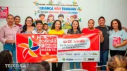 Campanha de Combate ao Trabalho Infantil mobiliza escolas, equipamentos sociais e espaços públicos