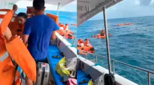 Catamarã com destino a Morro de São Paulo colide com barco em alto-mar
