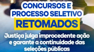 Concursos e processo seletivo da Prefeitura de Teixeira de Freitas serão retomados após decisão judicial