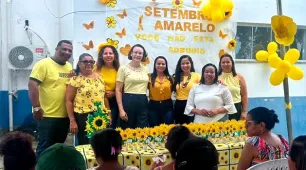 CRAS Ulisses Guimarães promove ação do Setembro Amarelo em parceria com a Secretaria Municipal de Educação