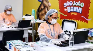  Entre shows e gols da Seleção Brasileira, posto da Sesab registra mais de 3,6 mil testes para ISTs no São João de Cachoeira