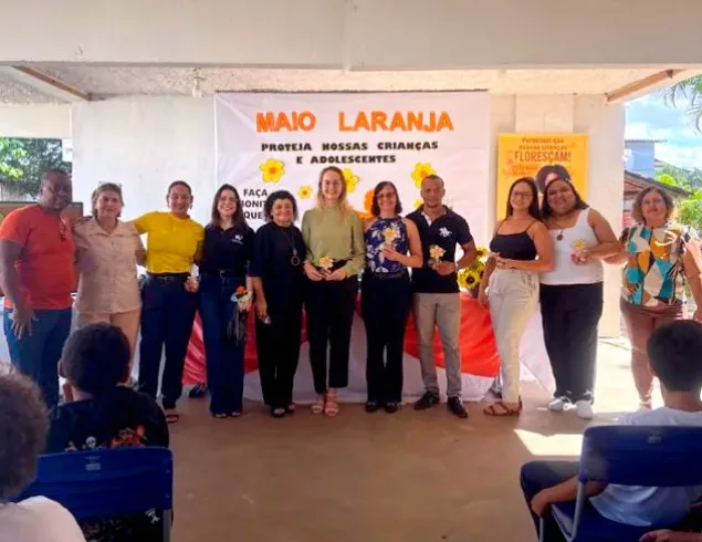 Escolas de Mucuri fortalecem rede de proteção à infância com ações do Maio Laranja e campanha “Faça Bonito”