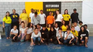 Escolas municipais de Mucuri realizam atividades alusivas ao Setembro Amarelo com apoio da Secretaria de Saúde