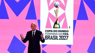 Fifa lança marca da Copa Feminina 2027 em evento no Rio de Janeiro 