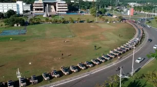 Governador entrega novas viaturas e assina projetos de lei que reestruturam a organização da segurança pública na Bahia