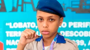 Kaleb foi selecionado para participar de campeonato de boxe