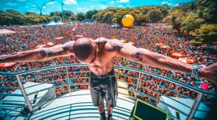 Léo Santana reúne mais de 1 milhão de foliões em bloco e celebra: “Em êxtase com o que vivi”