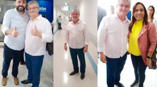 Mildson recepciona secretária da Saúde da Bahia e chefe de Gabinete do governador para reunião sobre Hospital Costa das Baleias