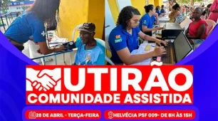 Mutirão leva serviços gratuitos de assistência social e saúde a Helvécia nesta terça (28)
