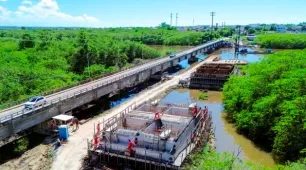 Nova ponte de mão dupla avança e começa a mudar infraestrutura e mobilidade em Prado