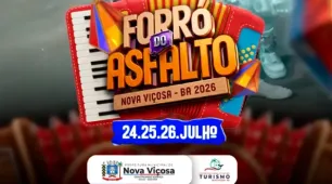 Nova Viçosa entra em contagem regressiva para o Forró do Asfalto nos dias 24, 25 e 26 de julho