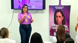 Polícia Civil promove palestra sobre violência doméstica no Hospital Costa das Baleias em alusão ao Agosto Lilás