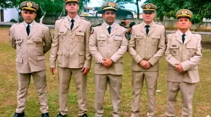 Policiais da 87ª CIPM concluem curso de sargentos no 13º BEIC
