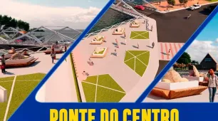 Prefeitura avança com obras de praça, passarela e deck e projeta entrega do cartão-postal para este ano