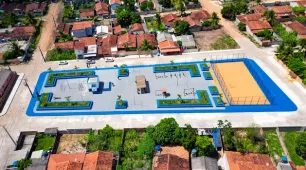 Prefeitura de Nova Viçosa inaugura a Nova Praça Manuel Pedro dos Santos