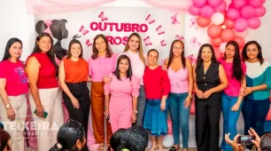 Prefeitura de Teixeira de Freitas realiza ação do Outubro Rosa no CRAS Vila Vargas