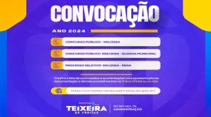 Prefeitura promove 2ª convocação de candidatos aprovados em concursos públicos e processo seletivo