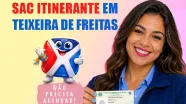 SAC Itinerante realiza emissão gratuita da nova Carteira de Identidade Nacional em Teixeira de Freitas