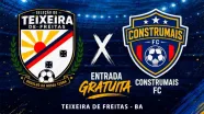 Seleção de Teixeira de Freitas encara o Construmais FC em último teste antes da estreia na Copa Construir