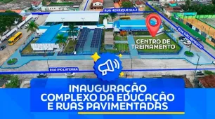 Sexta-feira histórica: Nova Viçosa entrega Complexo da Educação e novas pavimentações